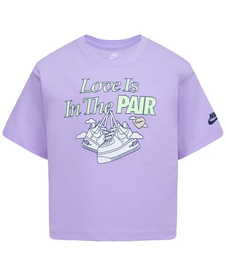Nike Toddler Girls Sweet Swoosh Short Sleeve Boxy T-shirt