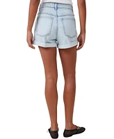 Cotton On Women's High Rise Classic Stretch Denim Short