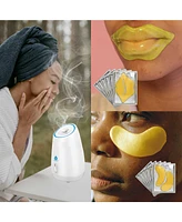 Pursonic Deluxe Facial Steamer with 6 Soothing Eye Masks & 6 Nourishing Lip Masks