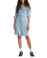 Levi's Women's Otto Western Button-Front Denim Dress