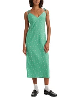 Levi's Women's Rena Tie-Strap Sleeveless Midi Dress