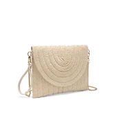 Urban Expressions Lenox Straw Crossbody