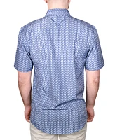 Vintage 1946 Men's Printed Short-Sleeve Woven Shirt