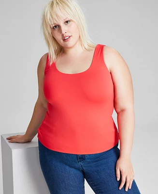 And Now This Plus Scoop-Neck Sleeveless Top, Created for Macy's