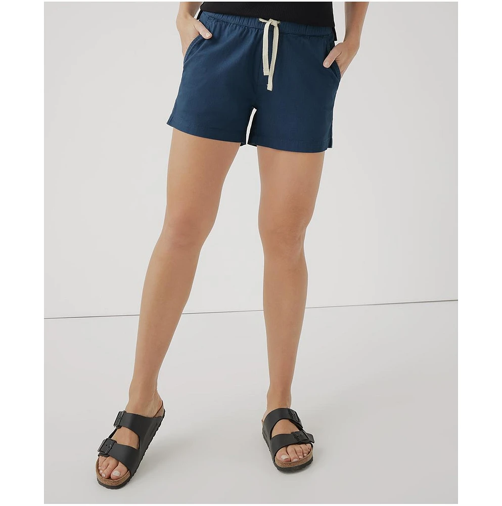 Cotton Classic Woven Twill Drawstring Short