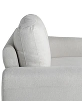 Lifestyle Solutions 57.9" Microfiber Wilshire Loveseat with Rolled Arms