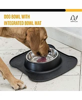 Silicone Dog Bowl Mat with Anti-Skid Feature