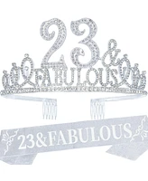 23rd Birthday Gifts for Women: Sash and Tiara - Perfect Celebration Accessories for a Memorable 23rd Birthday Party