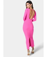 Bebe Women's Open Back Ankle Dress