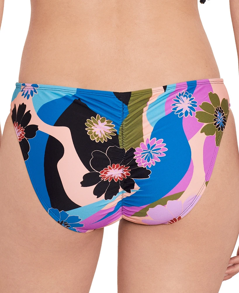 Salt + Cove Juniors' Blooming Wave Hipster Bikini Bottoms, Created for Macy's