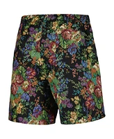 Men's Pleasures Black San Diego Padres Floral Shorts