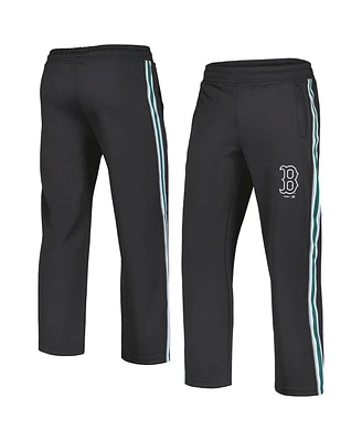 Men's Pleasures Black Boston Red Sox Ballpark Track Pants