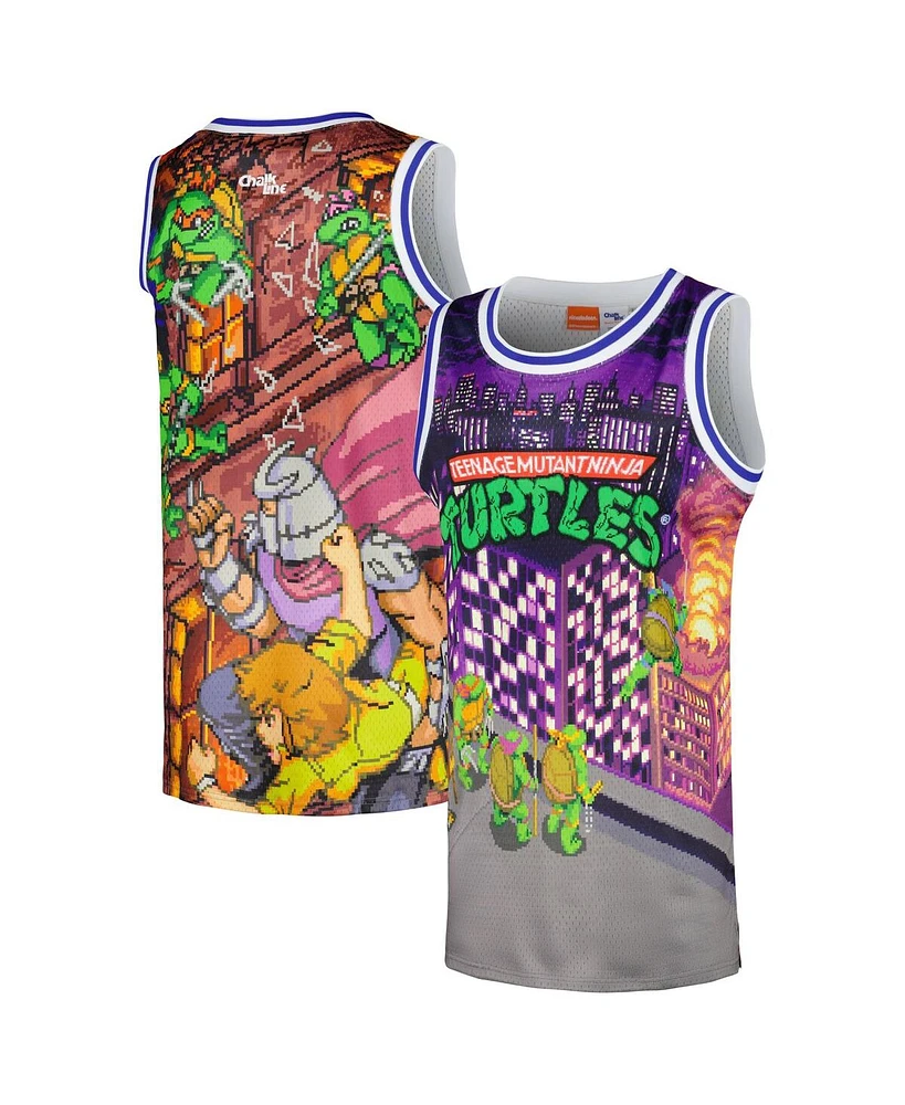 Men's Chalk Line Purple Teenage Mutant Ninja Turtles Jersey