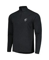 Men's Under Armour Black Wm Phoenix Open T2 Shellrix Raglan Quarter-Zip Jacket