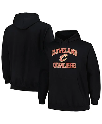 Men's Black Cleveland Cavaliers Big and Tall Heart Soul Pullover Hoodie