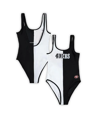 Women's G-iii 4Her by Carl Banks Black San Francisco 49ers Last Stand One-Piece Swimsuit