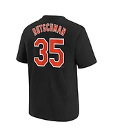 Big Boys Nike Adley Rutschman Black Baltimore Orioles Home Player Name and Number T-shirt