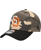 Men's New Era San Diego Padres Camo Crown A-Frame 9FORTY Adjustable Hat