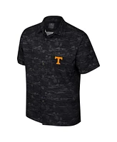 Men's Colosseum Black Tennessee Volunteers Ozark Button-Up Shirt