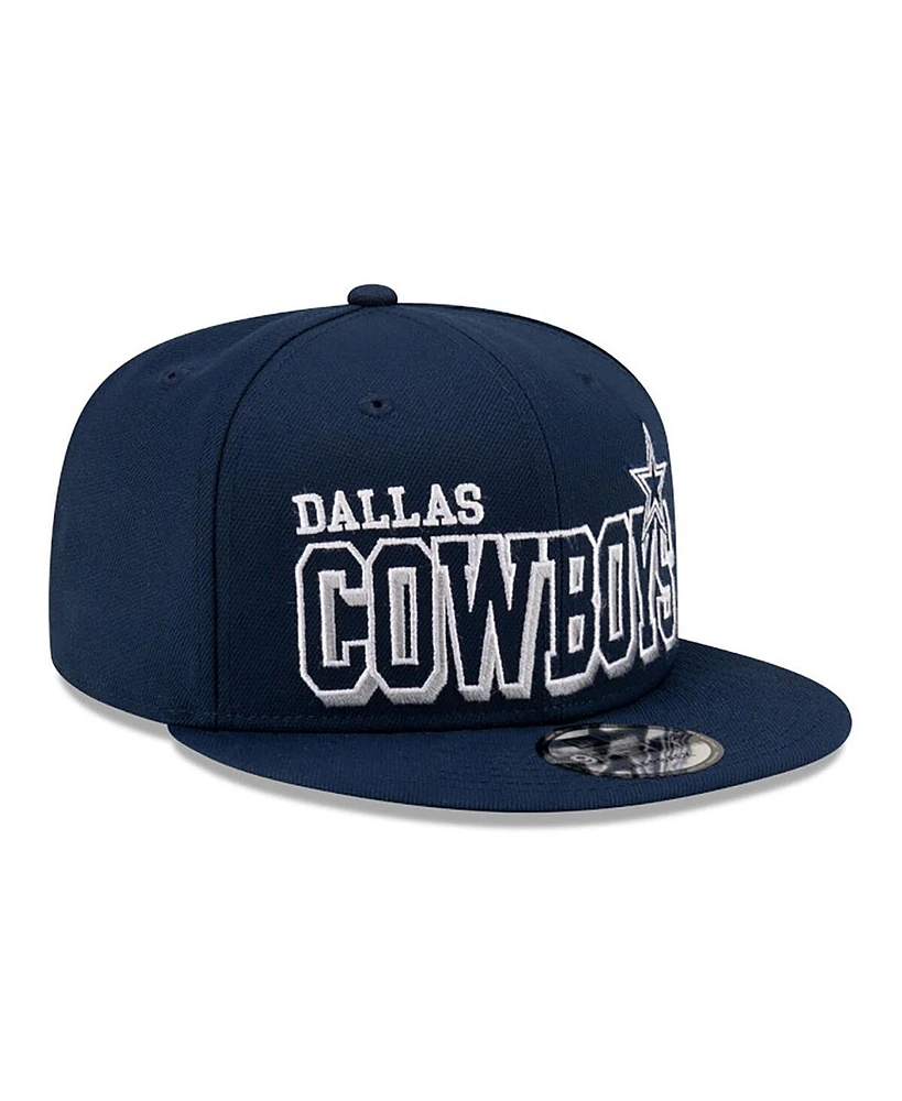 Men's New Era Navy Dallas Cowboys Game Day 9FIFTY Snapback Hat