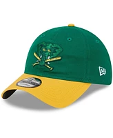 Youth Boys and Girls New Era Kelly Green Oakland Athletics 2024 Batting Practice 9TWENTY Adjustable Hat