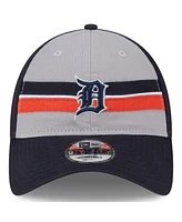 Youth Boys and Girls New Era Gray Detroit Tigers 2024 Batting Practice 9TWENTY Adjustable Hat