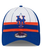 Men's New Era White New York Mets 2024 Batting Practice 9TWENTY Adjustable Hat