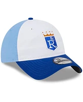 Men's New Era White Kansas City Royals 2024 Batting Practice 9TWENTY Adjustable Hat