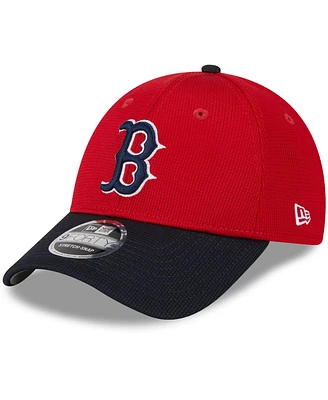 Men's New Era Red Boston Red Sox 2024 Batting Practice 9FORTY Adjustable Hat