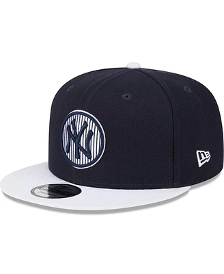 Men's New Era Navy New York Yankees 2024 Batting Practice 9FIFTY Snapback Hat