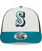 Men's New Era Cream Seattle Mariners 2024 Batting Practice Low Profile 9FIFTY Snapback Hat