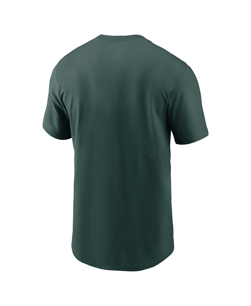 Men's Nike Green Colorado Rockies City Connect Wordmark T-shirt