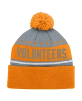 Youth Boys and Girls Tennessee Orange Tennessee Volunteers Redzone Jacquard Cuffed Knit Hat with Pom