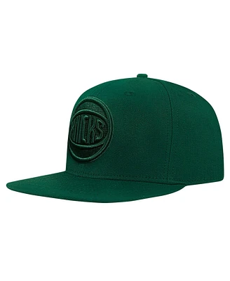 Men's Pro Standard Forest Green New York Knicks Tonal Logo Snapback Hat