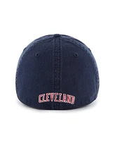 Men's '47 Brand Navy Cleveland Indians Cooperstown Collection Franchise Fitted Hat