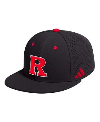 Men's adidas Rutgers Scarlet Knights On-Field Baseball Fitted Hat