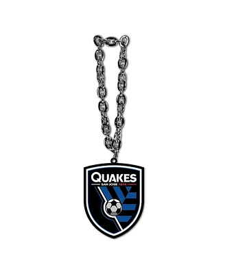 Men's and Women's Mojo Licensing San Jose Earthquakes Team Logo Fan Chain Necklace