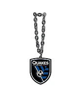 Men's and Women's Mojo Licensing San Jose Earthquakes Team Logo Fan Chain Necklace