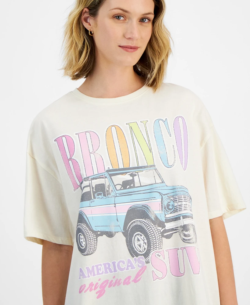 Grayson Threads, The Label Juniors' Ford Bronco Graphic T-Shirt