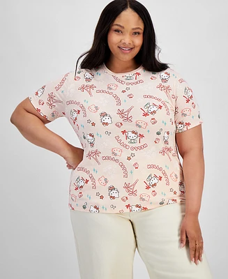 Love Tribe Trendy Plus Hello Kitty Adventure T-Shirt