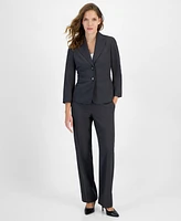 Le Suit Crepe Two-Button Blazer & Pants