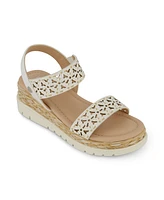 Kenneth Cole New York Little and Big Girls Arlo Lyssum Boho Look Wedge Sandals