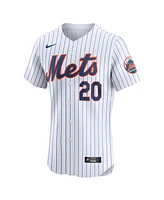 Men's Nike Pete Alonso White New York Mets Home Elite Jersey