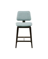 Ink+Ivy 18" Wide Rogue Armless 360° Swivel Counter Stool 25"H