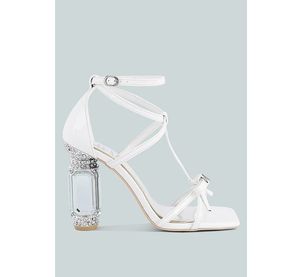 London Rag Affluence Jeweled High Heel Sandals