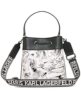 Karl Lagerfeld Paris Adele Medium Bucket Bag