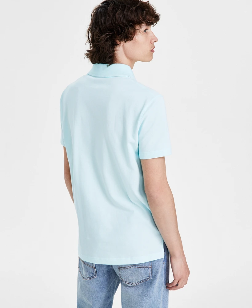 A|X Armani Exchange Men's Short Sleeve Multicolor Logo Polo Shirt