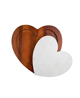 Nambe Eat Your Heart Out Cutting Board Set, 2 Piece