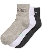 Calvin Klein Women's 3-Pk. Cushion High Top Quarter Socks