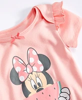 Disney Baby Minnie Mouse Watermelon Bodysuit & Shorts, 2 Piece Set